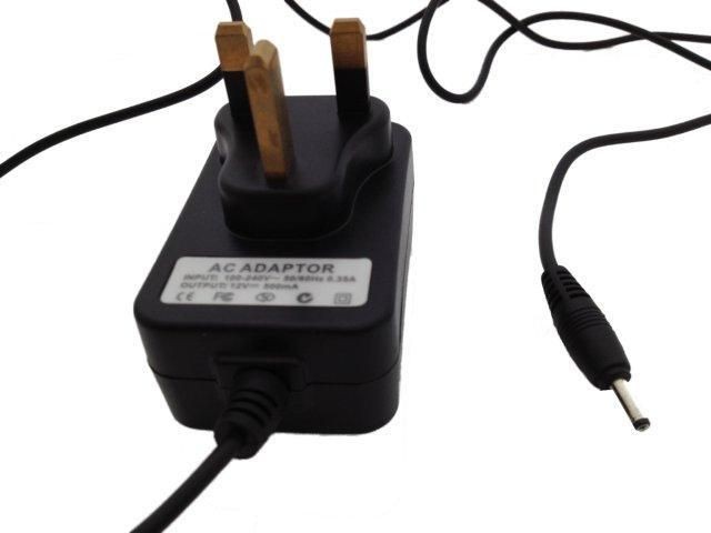 UK Power Supply Jack Tip 3.5mm 1.35mm (12V 500mAh) 35W