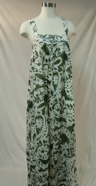 crew maxi dress size 2 green