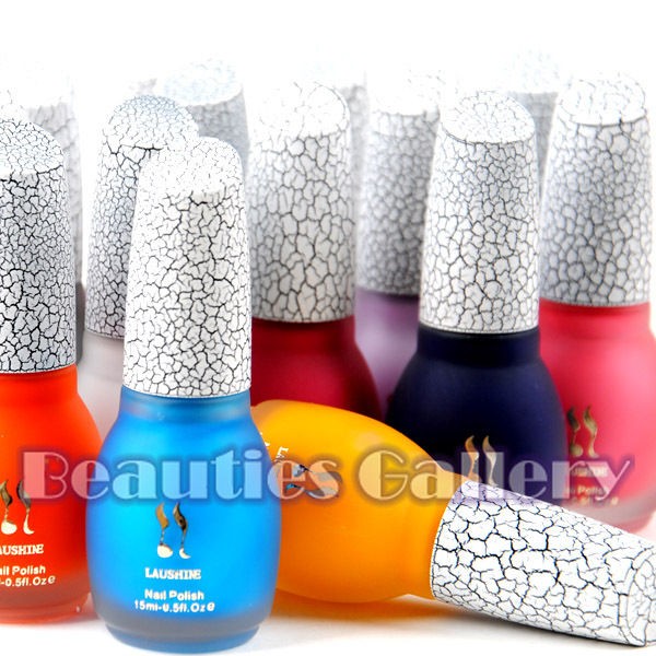 FASHION SHATTER CRACKLE CRACK NAIL POLISH NEW DESIGN SETS