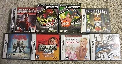 Lot of 8 BRAND NEW Childrens Nintendo DS & GBA Video Games $150 