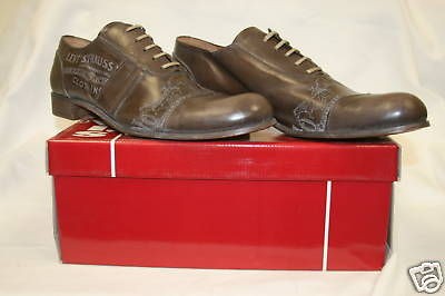 levi s men capital e line brown leather shoes sz