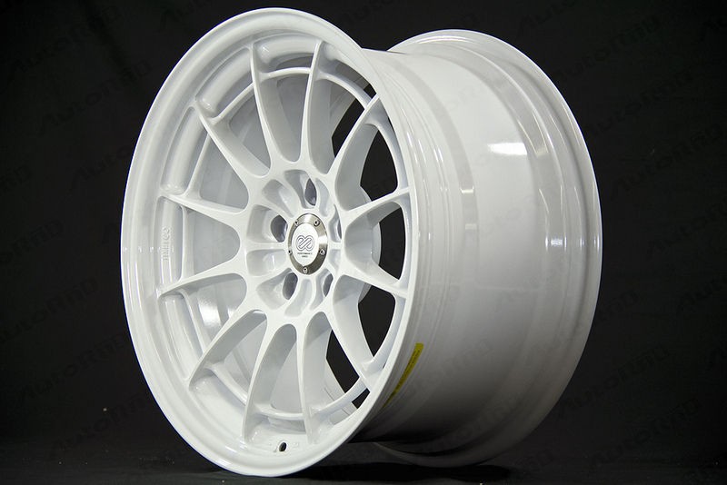 LIMITED EDITION ENKEI NT03+M 18x9.5 +27 5X114.3 PURE WHITE EVO8/9/X 