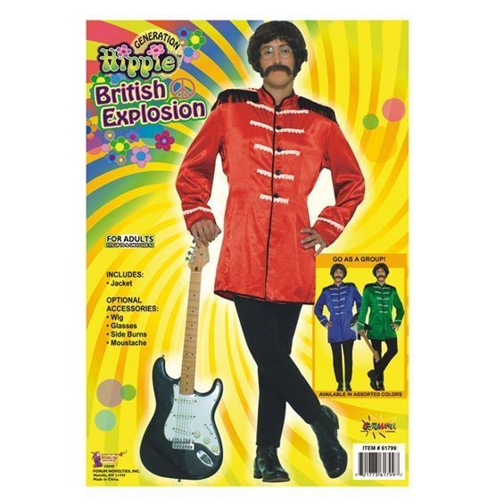 fancy dress 60s sixties sergeant peppers beatles jacket more options