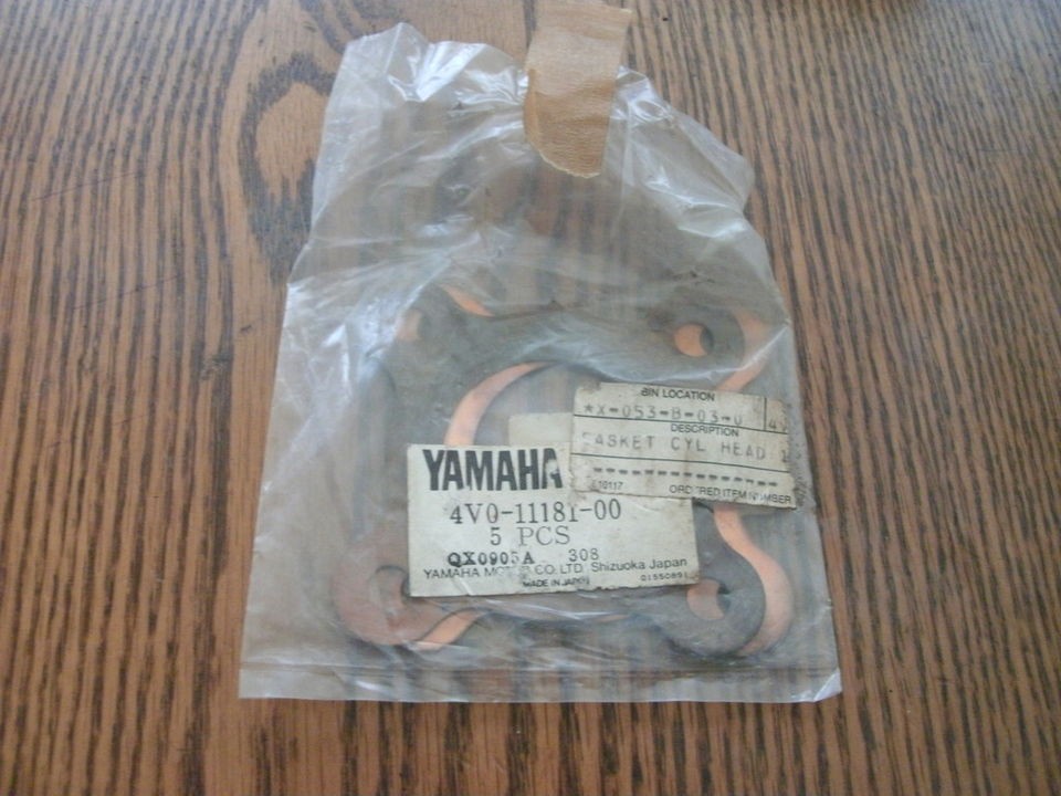 yamaha yz60 cylinder head gasket nos ahrma 