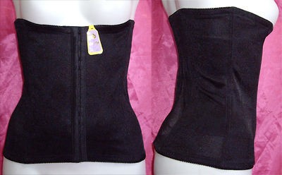 new BONE waist CINCHER shaper CORSET faja black XL xlarge corset