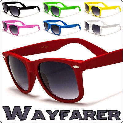   Style Retro Vintage Sunglasses Rubberized Frame Women Men New