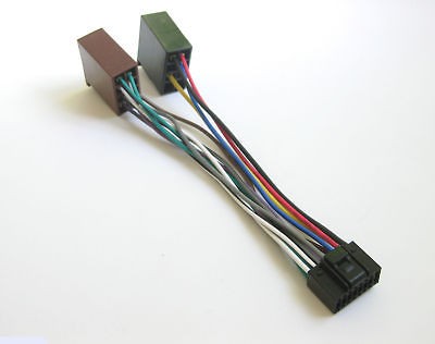 KENWOOD 16Pin ISO Wire Harness For KDC 35 MP522 MP722 MP819 MP822 