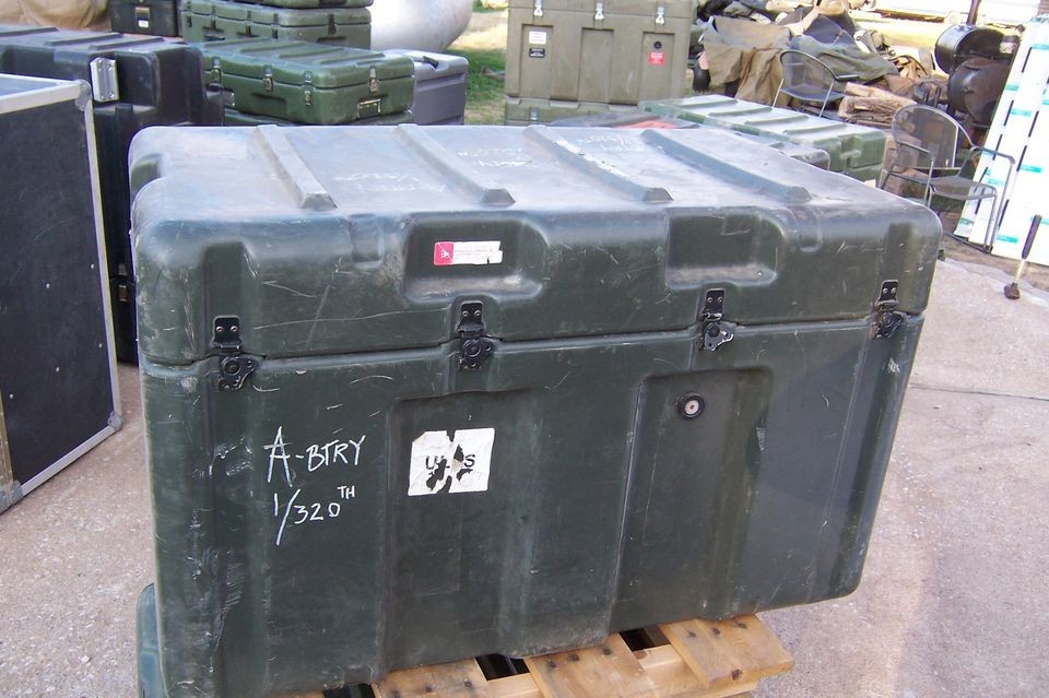 HARDIGG SURPLUS MILITARY STORAGE CONTAINER HINDGED 39x24x23 ARMY 