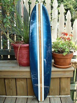 Newly listed Hawaiian Surfboard wall art, CLASSIC VINTAGE BLUE