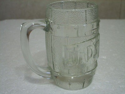 dad s root beer heavy glass mug 