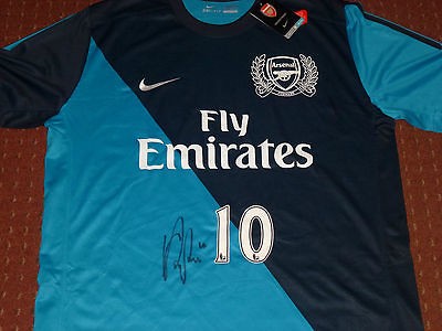 ROBIN VAN PERSIE GENUINE SIGNED ARSENAL SHIRT EXTRA LARGE COA