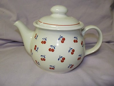 nice vintage sadler cherries teapot mint  28