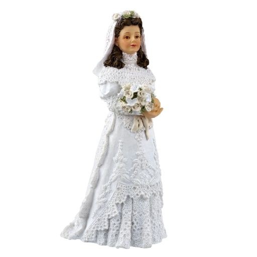 dollhouse people poly resin figure bride  15