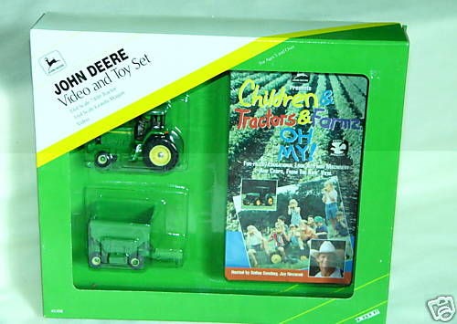 john deere 1 64 7400 tractor gravity wagon kid video