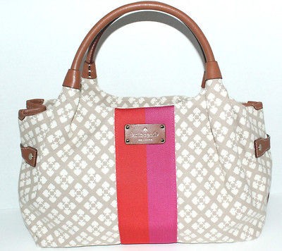 NWT Kate Spade Classic Spade Stevie Bag. Stucco. WKRU1509 Retail $348