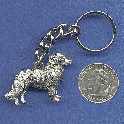 NOVA SCOTIA DUCK TOLLING RETRIEVER KEYCHAIN or PENDANT  PEWTER   FREE 