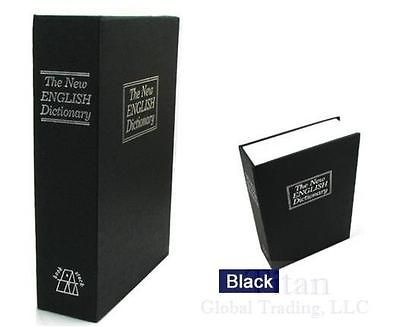   Book Safe 4 Cash Jewelry Keepsakes Secure Hiding Spot Black Small