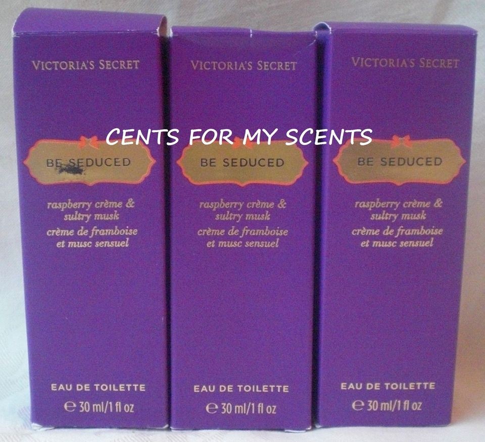 VICTORIAS SECRET BE SEDUCED MINI PERFUME EDT EAU DE TOILETTE 1 OZ 