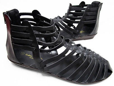 big tall women shoes black roman style sandals more options