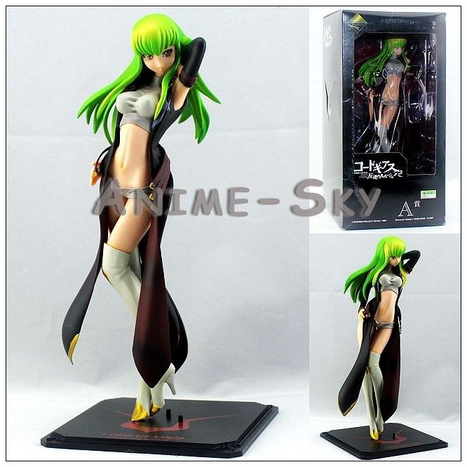 anime code geass c c sexy art pvc figure toy