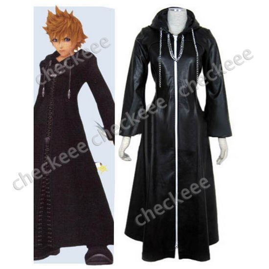 kingdom hearts organization xiii roxas cosplay costume from china time