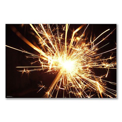 a3 small poster sparkler fireworks pyrotechnics fire  9 64 