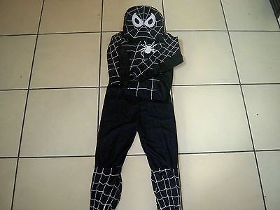 NEW Boys Black Spider Man 3 VENOM Dress Up Costume With Mask Age 5   6 