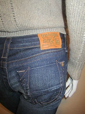 Womans True Religion Tony Pony Express Slim in Tim Luck Draw Sz 25