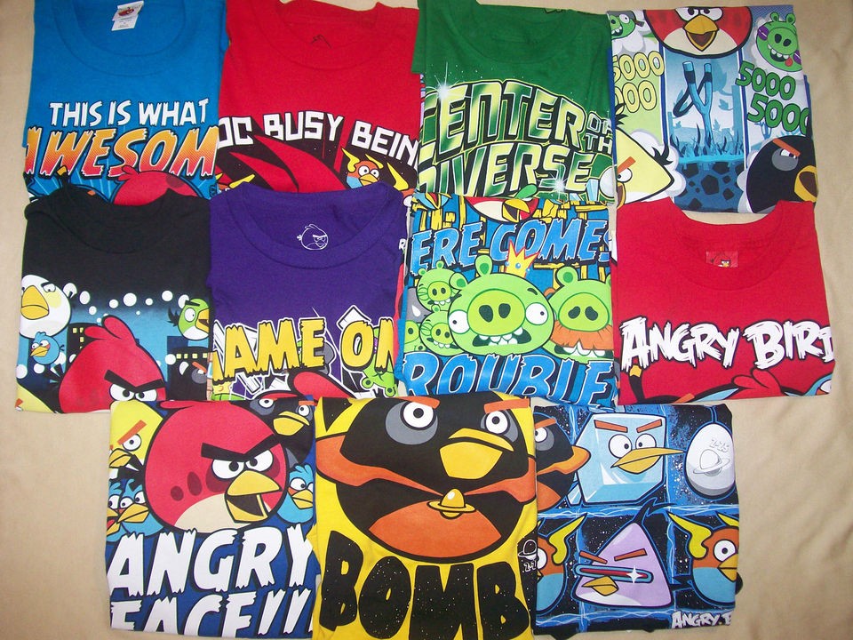   BIRDS BOYS SHORT SLEEVE T SHIRT~MULTI SIZES~11 STYLES~NWT~100% COTTON