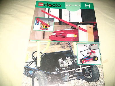 lego dacta manual h 9630 9615 used one day shipping