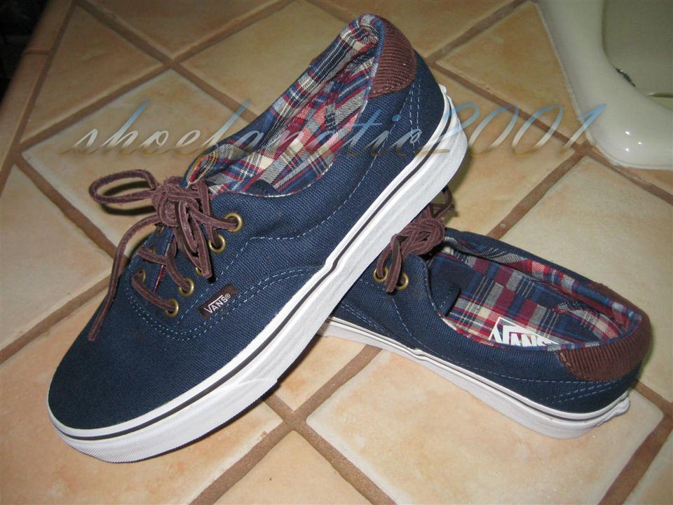 Vans Vault Era Canvas Dress Blue Plaid Corduroy OTW Supreme 8 