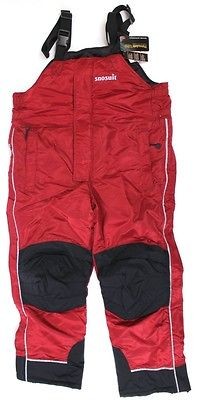 Snow Suit Bibs Pant Ski Burgundy XL 3M THINSULATE Winter Overalls NEW