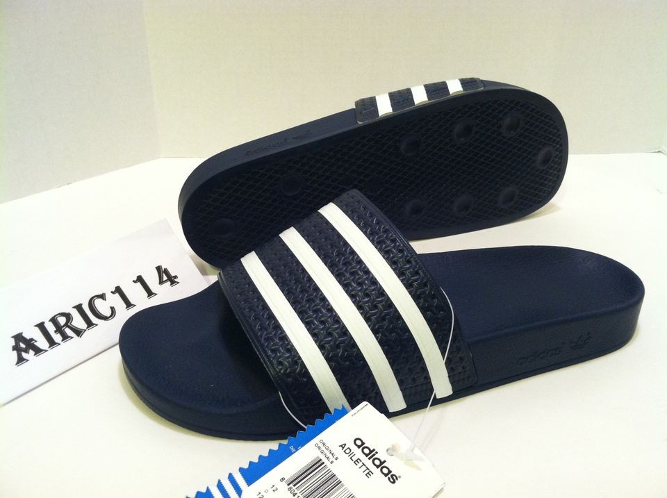 Adidas Adilette Slides   Adi Blue   Mens SZ 11 12 13   Sandal Sport 