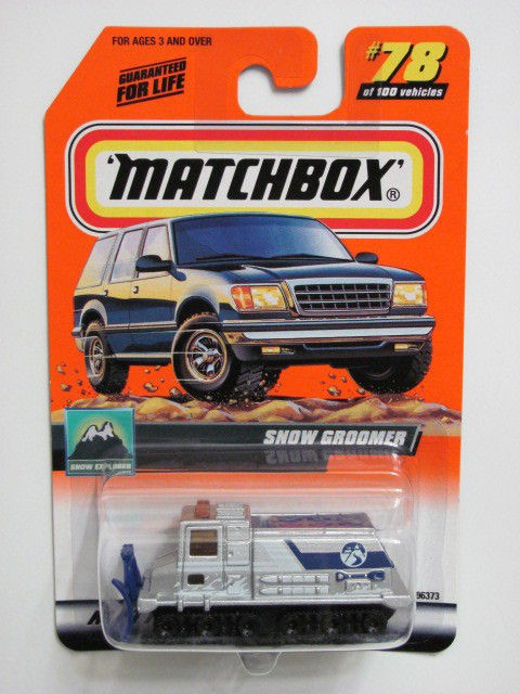 MATCHBOX 2000 TREASURE HUNT #78 OF 100 SNOW GROOMER SNOW EXPLORER