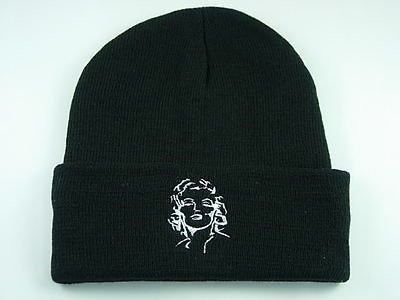 Hat 324 Beanie Ski Marilyn Monroe Lady Pretty Cap Hat Pop High End 