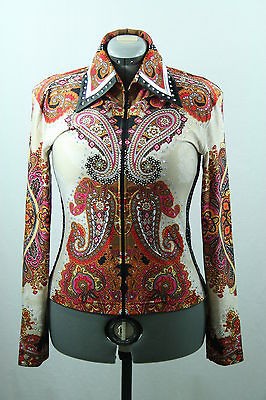   Horse Rail Western Pleasure Show Halter Clothes Jacket Shirt Medium