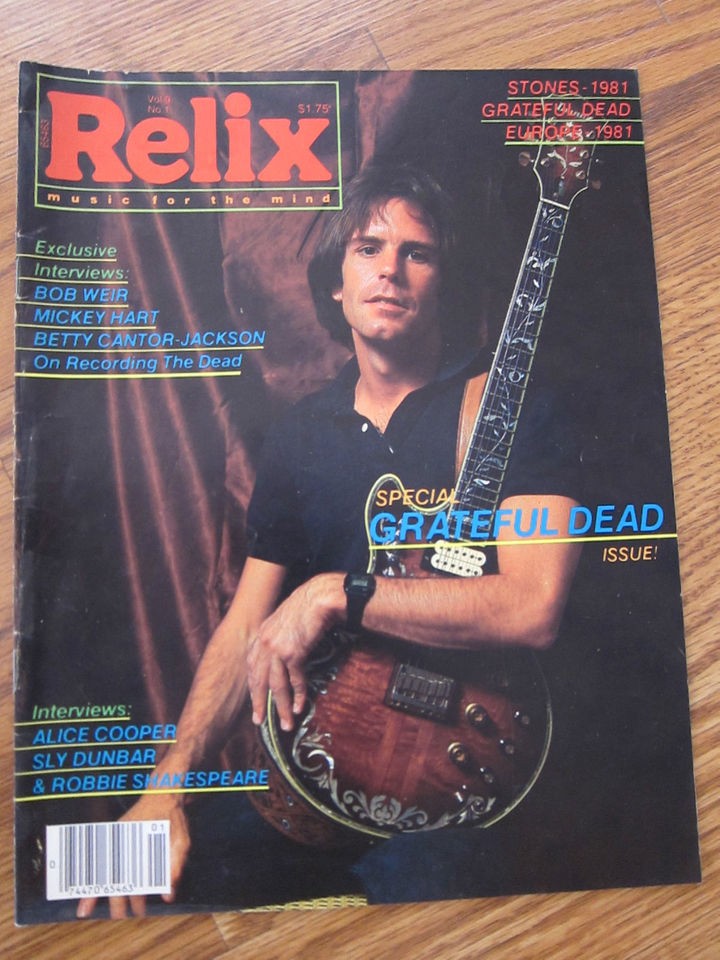 relix 2 82 grateful dead bob weir alice cooper sly