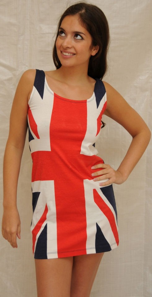 Union Jack Dress Spice Girls Dress Queens Golden Jubilee Olympics 