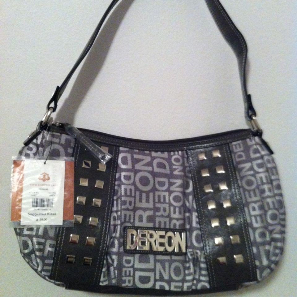 NWT* DEREON SIGNATURE PATTERN PURSE REGALIA ~ SHOULDER/HAND BAG~IVORY 