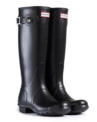 Hunter Original Tall Classic Matt Wellies (Black) UK7 **CLEARANCE**