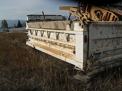   body commercial truck parts gravel & rock box 1/4 full steel plate