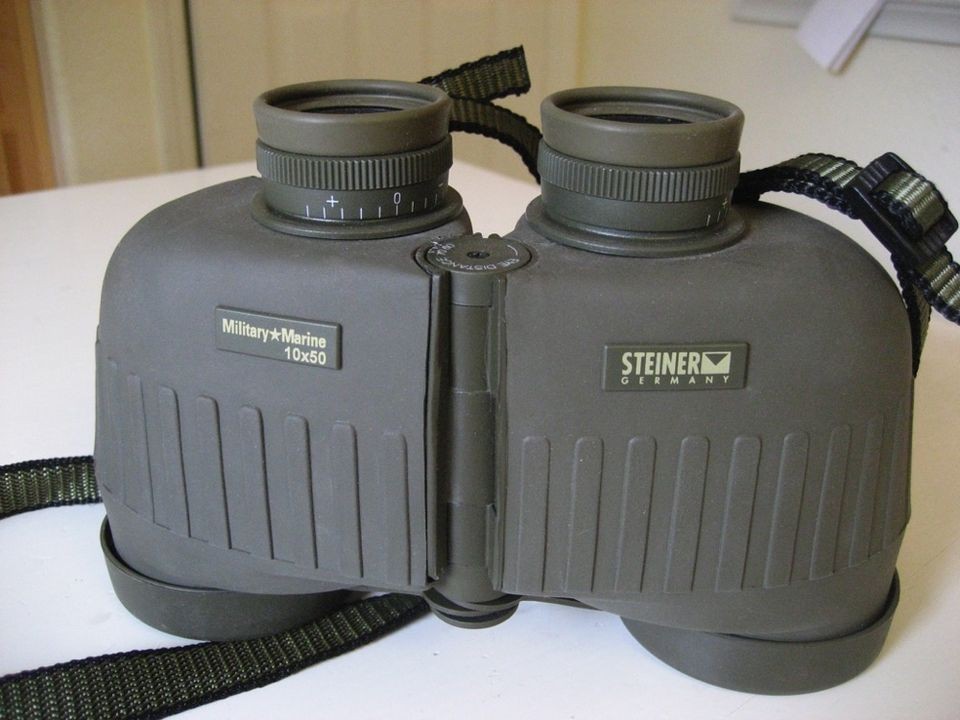 Steiner GERMANY Green Military Marine 10 x 50 Binoculars Great 