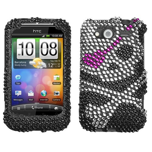   Marvel for Movistar Hard Case Snap Black Cover Silver Skull Bling