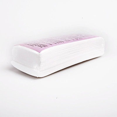 pack of 100 Wax Waxing Strips Hair Removal Paper Nonwoven Epilator SPA 