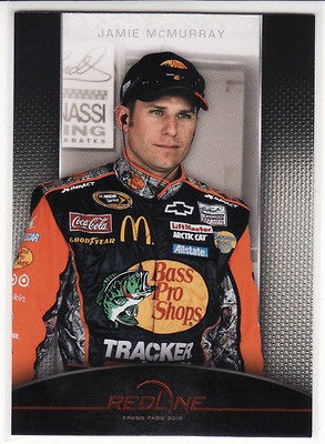 2012 Press pass Redline Jamie Mcmurray #27 base card Nascar Racing