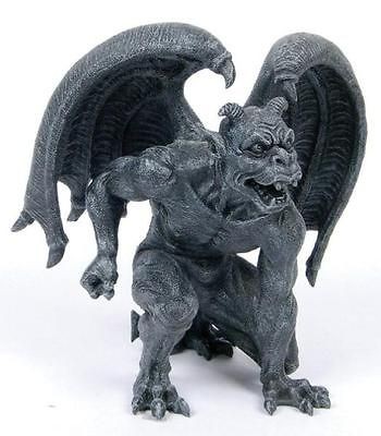 Short Horned Gargoyle Statue Figurine Home Decor Gothic 6.5 Height 