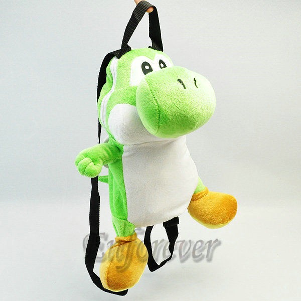 14 Super Mario Bros YOSHI Soft Plush Bag Backpack^MT89