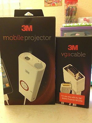 BRAND NEW UNOPENED 3M Mobile Projector for Apple with VGA cable