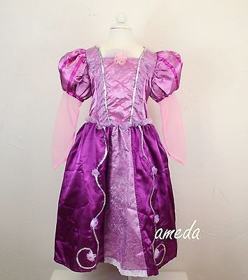 HALLOWEEN DELUXE GIRLS RAPUNZEL TANGLED DRESS UP PRINCESS PARTY 