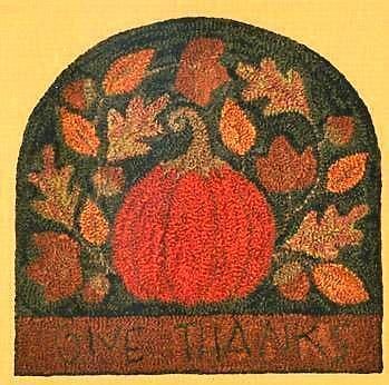 give thanks punchneedle pattern teresa kogut  11